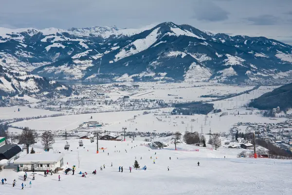 Ski resort kaprun - maiskogel. Rakousko — Stock fotografie