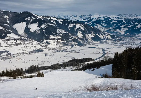 Estância de esqui Kaprun - Maiskogel. Áustria — Fotografia de Stock