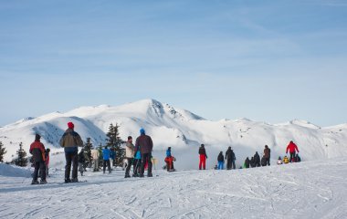 Ski resort zell am bakın. Avusturya