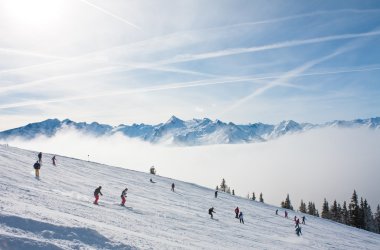 Ski resort zell am bakın. Avusturya