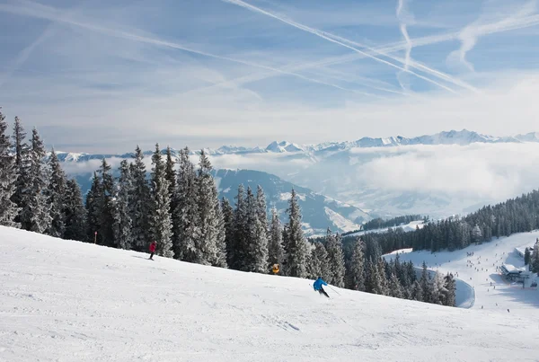 Comprensorio sciistico Zell am See. Austria — Foto Stock