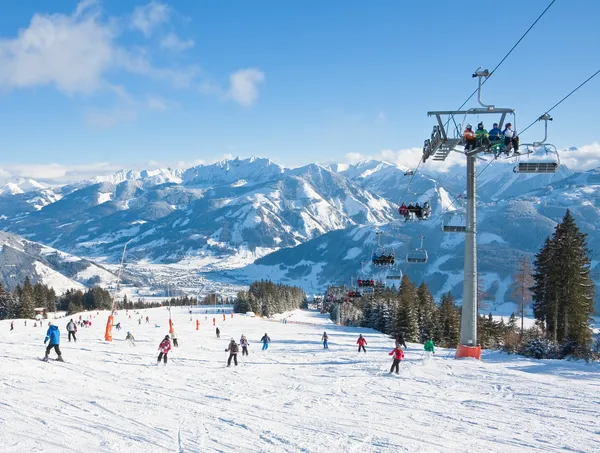 Station de ski Zell am See. Autriche — Photo