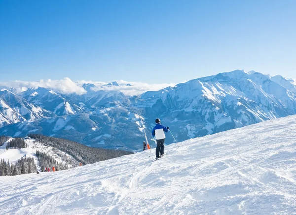 Ski resort zell am görmek, Avusturya — Stok fotoğraf