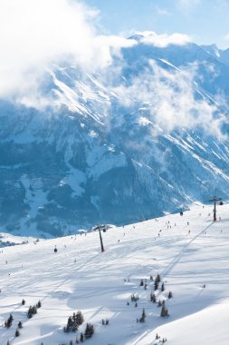 Ski resort zell am bakın. Avusturya
