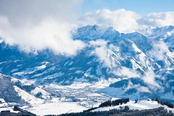 Ski resort zell ben zien. Oostenrijk — Stockfoto