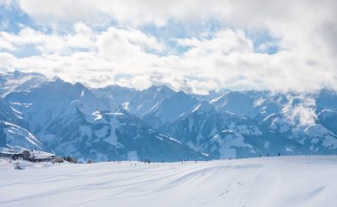 Ski resort zell am bakın. Avusturya