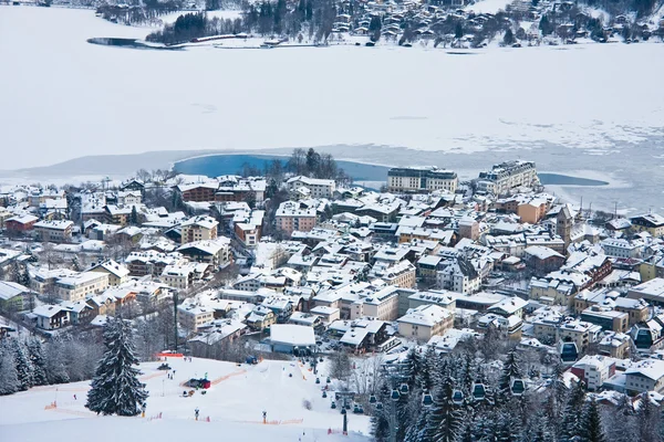 Skigebiet Zell am See. Österreich — Stockfoto