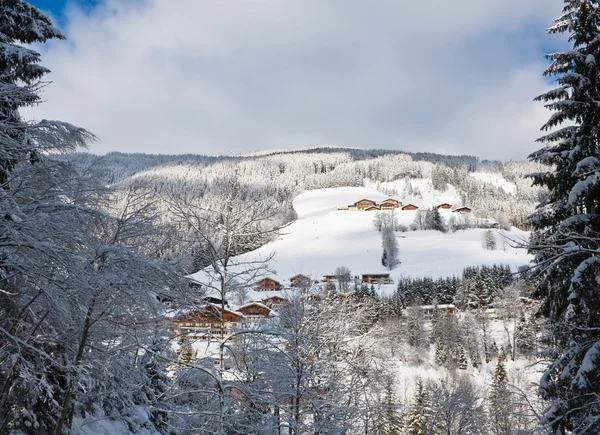 Comprensorio sciistico Zell am See. Austria — Foto Stock