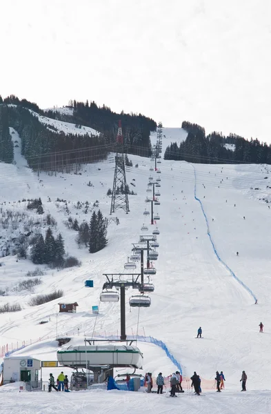 Comprensorio sciistico Kaprun - Maiskogel. Austria — Foto Stock