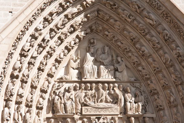 Paris. Fragment de Notre Dame — Photo