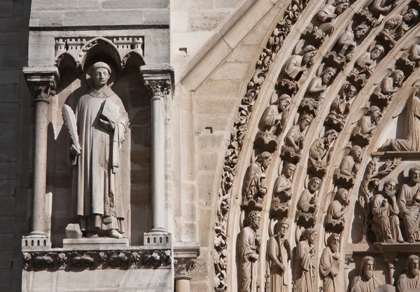 Paris. Fragmento de Notre Dame — Fotografia de Stock