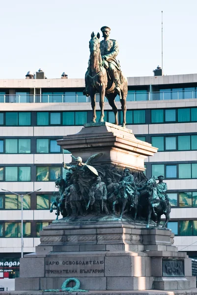 King Monument to the Liberator in Sofia, Bulgaria — Stock Photo, Image