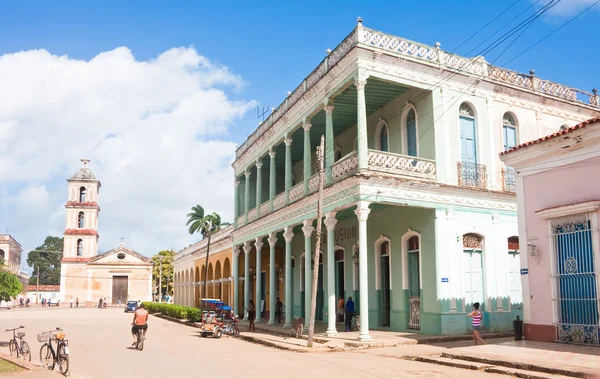 Byen Remedios. Cuba – stockfoto