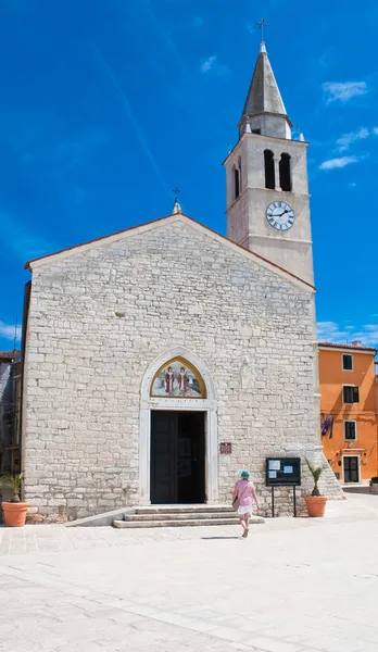 Косьми і Даміана церкви. Місто-селище Фажана. Croatia.l — стокове фото