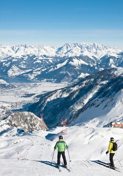 Comprensorio sciistico di Kaprun, ghiacciaio del Kitzsteinhorn. Austria — Foto Stock