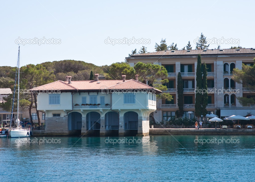 House on the Embankment. Big Brijuni. Croatia