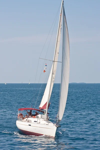 Yacht. Paysage marin. Croatie — Photo