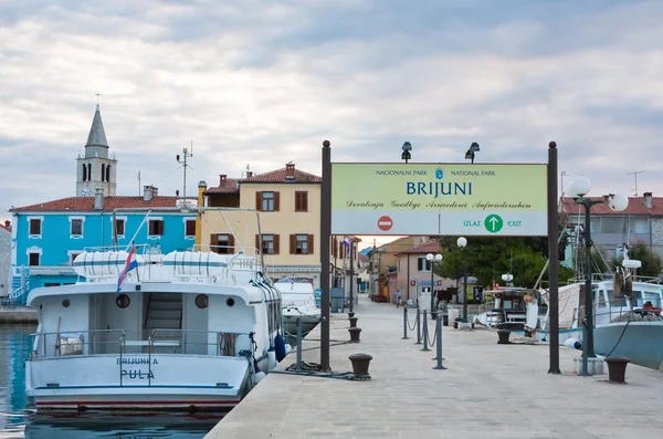 Baywalk. Resort Fazana, Croatia — Stock Photo, Image