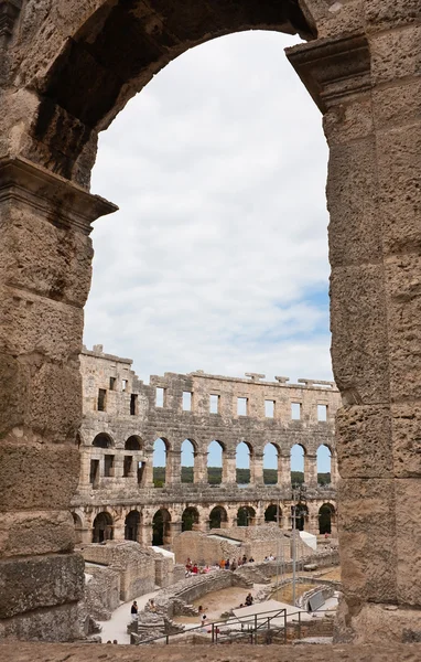 Римский амфитеатр в Пуле — стоковое фото