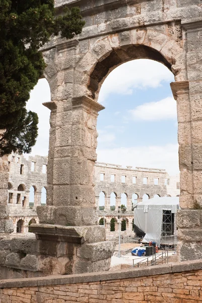 Anfiteatro romano en Pula, Croacia —  Fotos de Stock