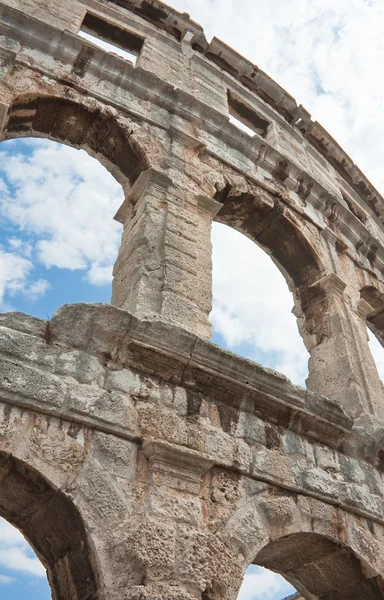 Roman amphitheater in Pula, Croatia — Stock Photo, Image