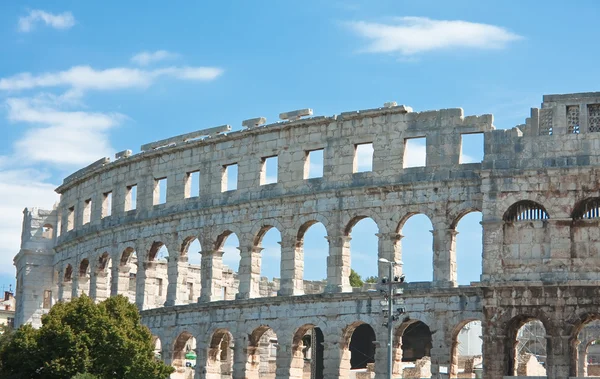 Roman amphitheater in Pula, Croatia — Stock Photo, Image