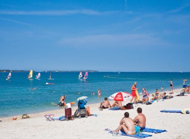 Denizde tatil. Hırvatistan