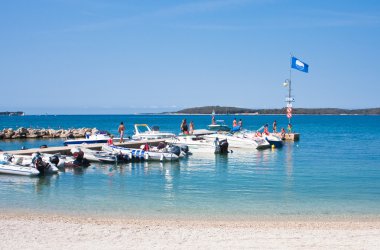 Denizde tatil. Hırvatistan