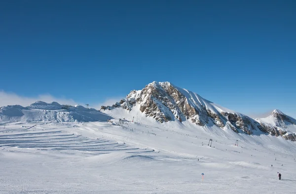 Kaprun kitzsteinhorn buzul Kayak Merkezi. Avusturya — Stok fotoğraf