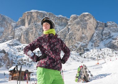 Kaprun kitzsteinhorn buzul Kayak Merkezi. Avusturya