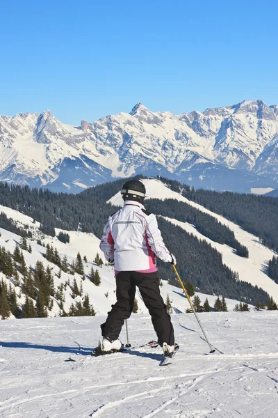 Kaprun kitzsteinhorn buzul Kayak Merkezi. Avusturya — Stok fotoğraf