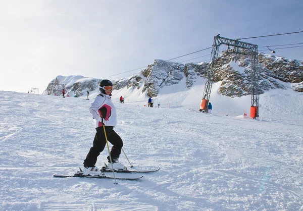 Station de ski de Kaprun, glacier Kitzsteinhorn. Autriche — Photo