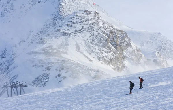 Estância de esqui de Kaprun, geleira Kitzsteinhorn. Áustria — Fotografia de Stock