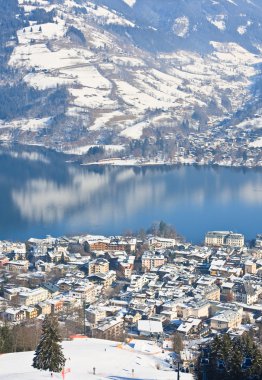Kaprun kitzsteinhorn buzul Kayak Merkezi. Avusturya