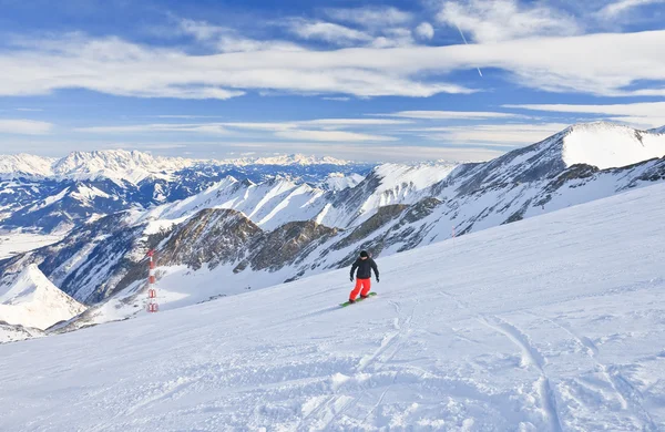 Skidorten kaprun, kitzsteinhorn glaciär. Österrike — Stockfoto