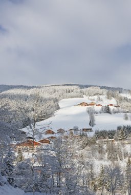 Kaprun kitzsteinhorn buzul Kayak Merkezi. Avusturya