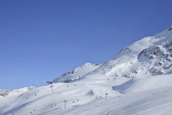 Estación de esquí de Kaprun, glaciar Kitzsteinhorn. Austria —  Fotos de Stock