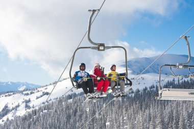 Ski resort zell am bakın. Avusturya