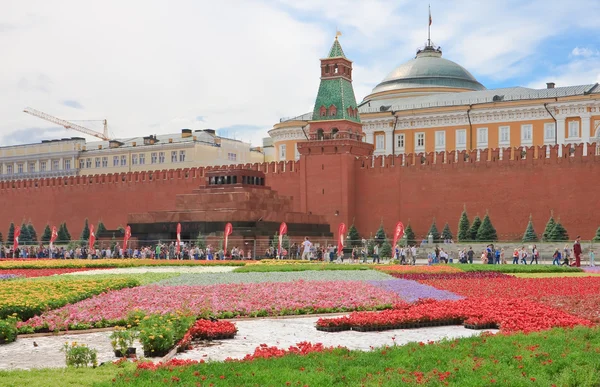 Festival de las flores en la Plaza Roja. Moscowf — Foto de Stock