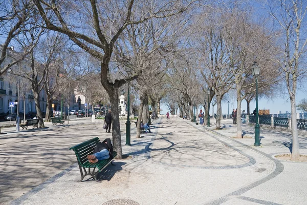 Cuadrado. Lisboa. Portugal — Foto de Stock