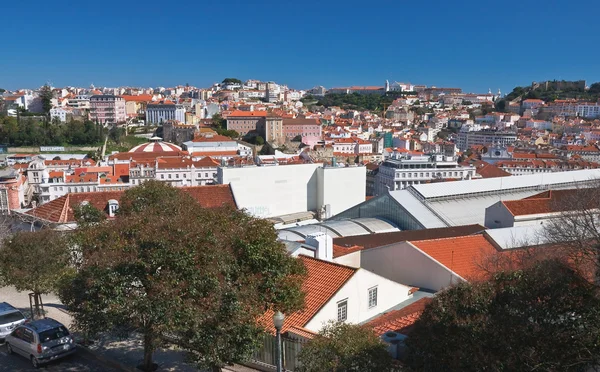 Şehir panoraması. Lisbon. Portekiz — Stok fotoğraf