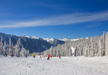 Ski resort schladming. Avusturya