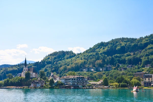 Ośrodek maria warto. Austria — Zdjęcie stockowe