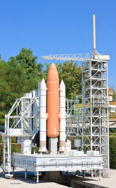 Space shuttle.klagenfurt. miniatyrpark "minimundus". Österrike — Stockfoto