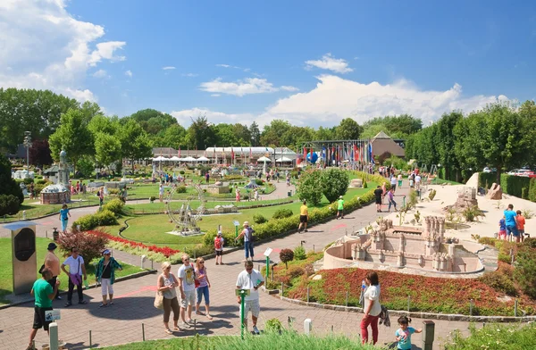 Klagenfurt. park miniatur "Park miniatur minimundus". Austria — Zdjęcie stockowe