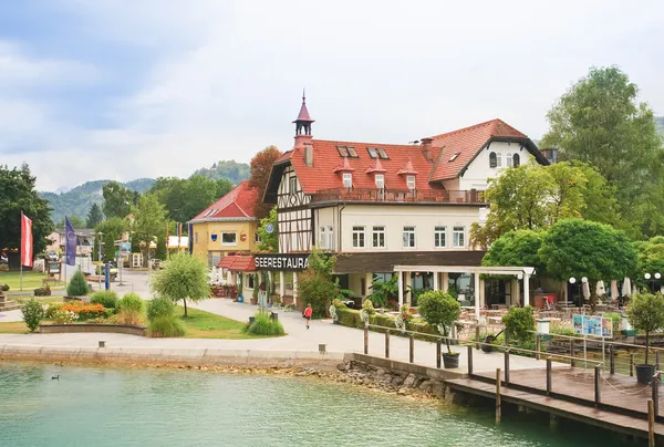 Resort Reifnitz . Lake Worth. Carinthia, Austria — Stock Photo, Image