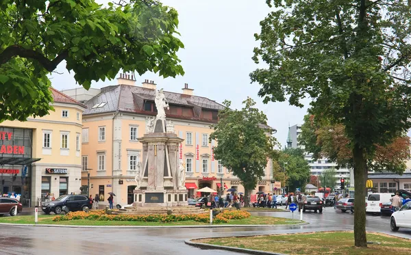 Пам'ятник Святого Флоріана в Клагенфурті. Каринтія. Австрія — стокове фото