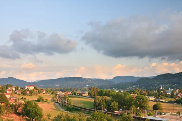 Resort portschach am Worthersee kínálhat. Ausztria — Stock Fotó