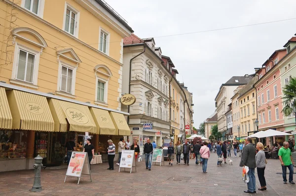 Old Square. Carintia. Klagenfurt. Austria — Foto de Stock