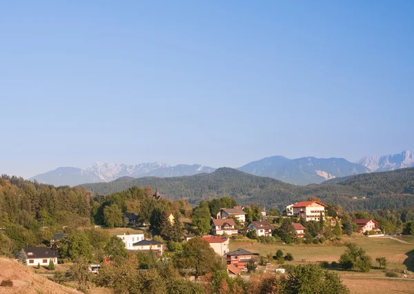 度假村 portschach 是 worthersee。奥地利 — 图库照片